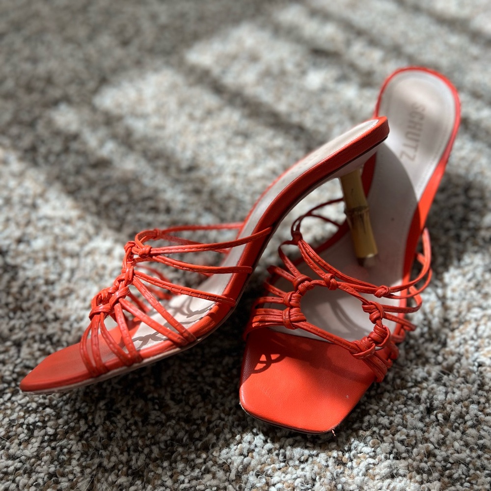 Orange sandals